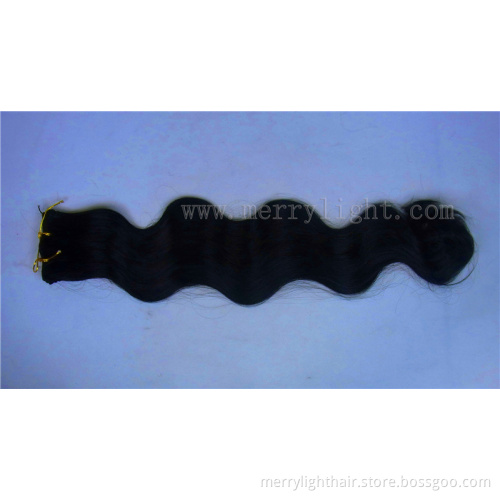 Top Grade Fashion Hair Extension with Natural Color (EEL0806 1B)
